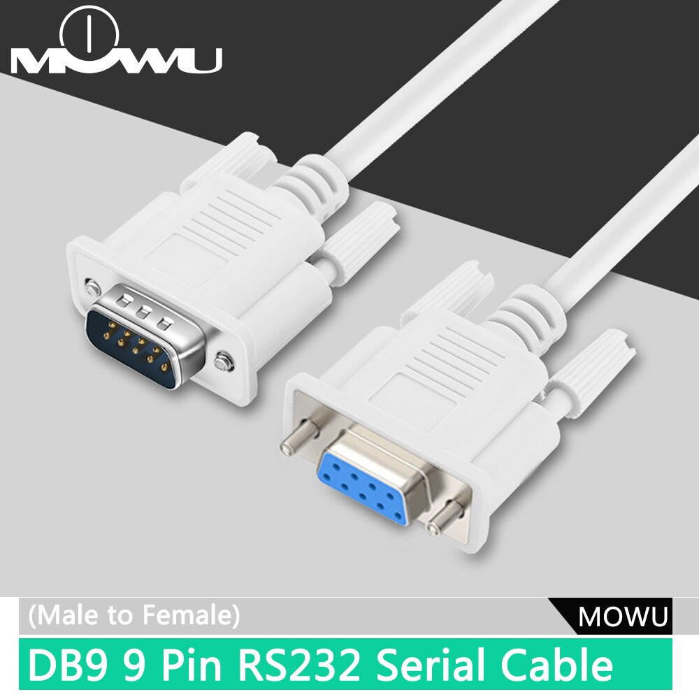 MOWU ǻ  ĳʿ COM  ̺, DB9 9  - RS232  ̺,  , 1.5M, 3M, 5M
